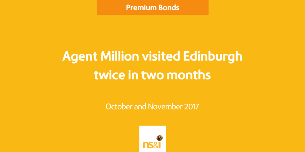 Back-to-back Premium Bonds jackpot in Edinburgh in 2017