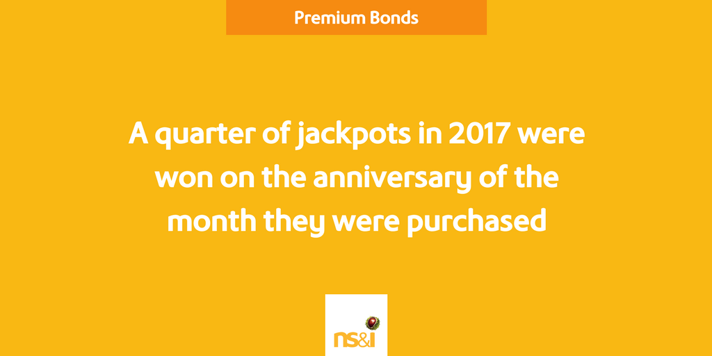 6 out of 24 jackpot prizes were won on the anniversary month of the winning Bonds' purchase