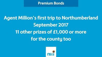 Breaking new ground: Northumberland man is first Premium Bonds £1 million jackpot winner from the county; winner in Nottingham is city’s sixth