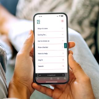 NS&amp;I Website mobile portrait