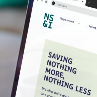 NS&amp;I Website desktop portrait