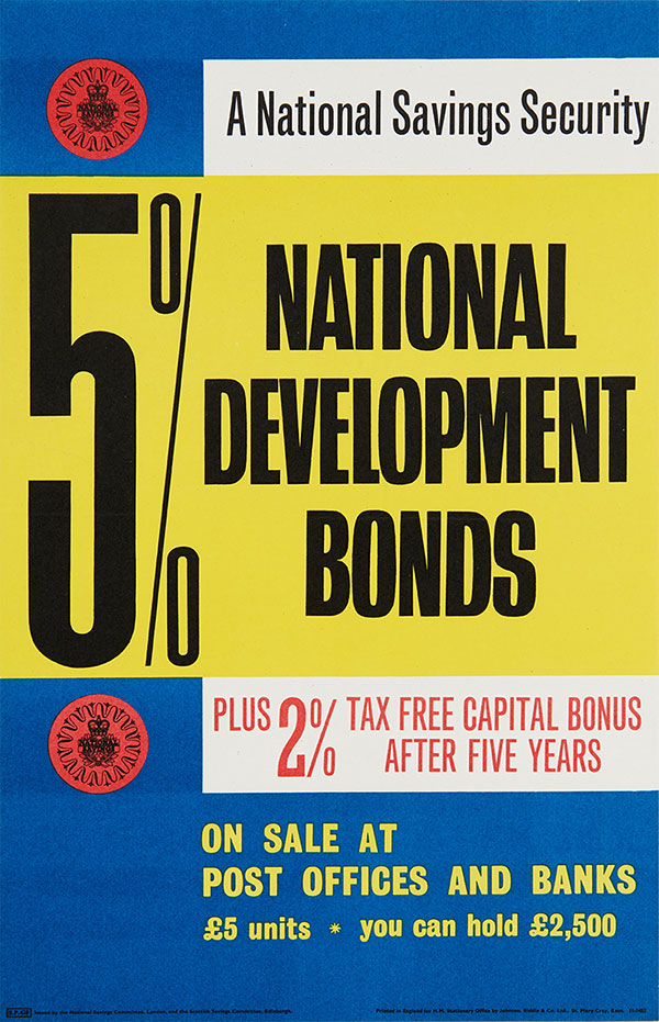 A National Savings Security-5% Development Bonds - Advert