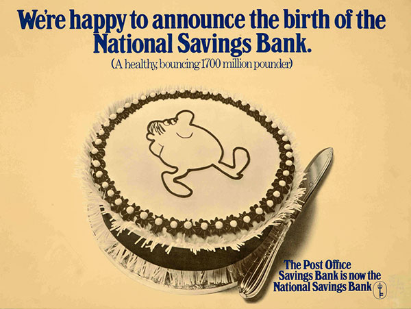 We're happy to announce the birth of the National Savings Bank