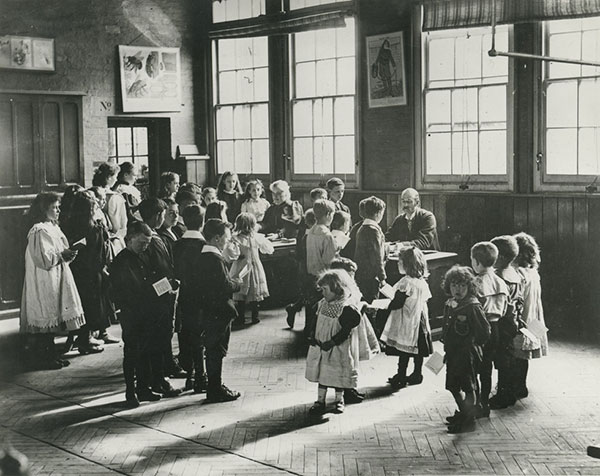 Penny Bank at Board School, 1890s