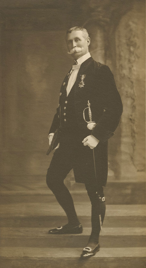 JHR West, Controller in Civil Uniform, 1913