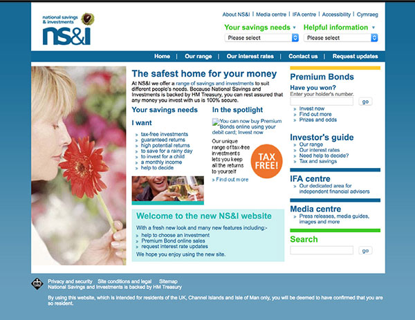 Nsandi.com website, 2005