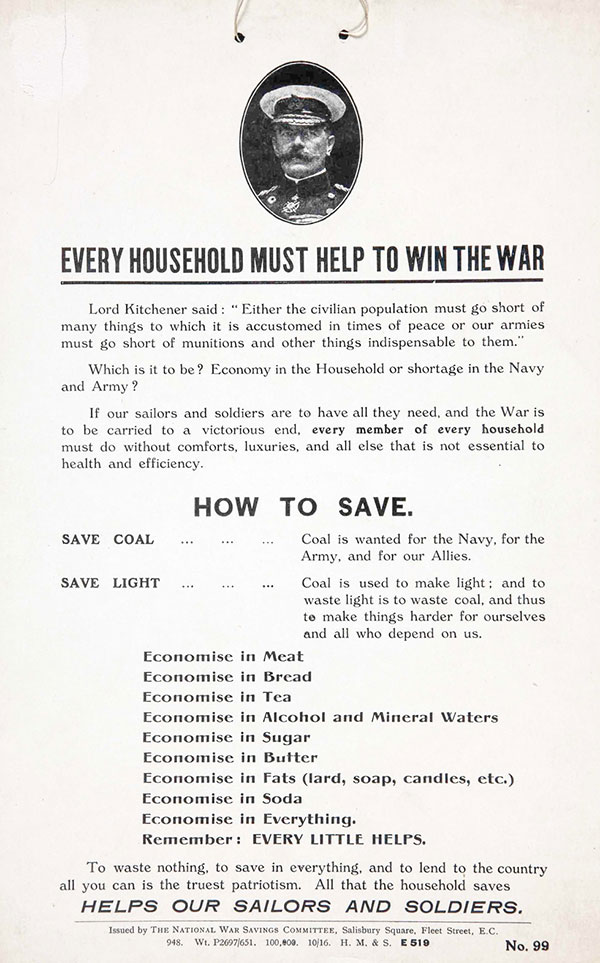 How to save-Lord Kitchener, 1916